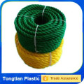 Tongtian factory sale 6mm 3 - 4 strands twisted PP rope
